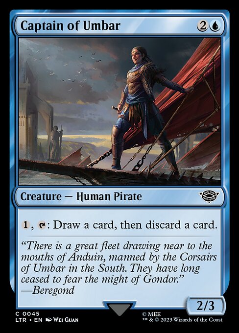 MTG Captain of Umbar LTR 045 Regular Nonfoil