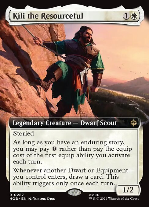 MTG Kíli the Resourceful HOB 287 Alternate Art Foil