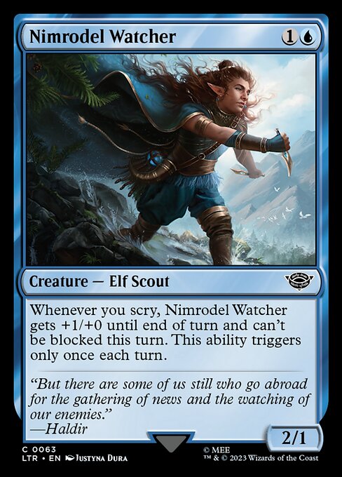 MTG Nimrodel Watcher LTR 063 Regular Nonfoil