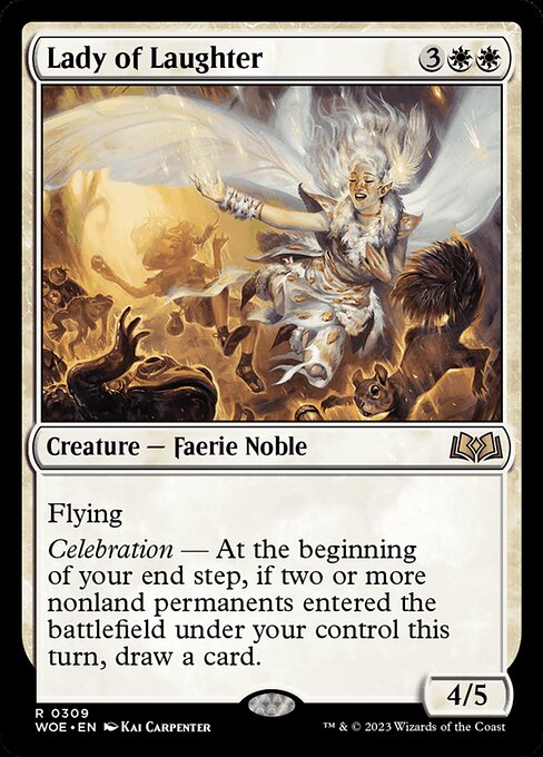 MTG Lady of Laughter WOE 309 Jumpstart Foil