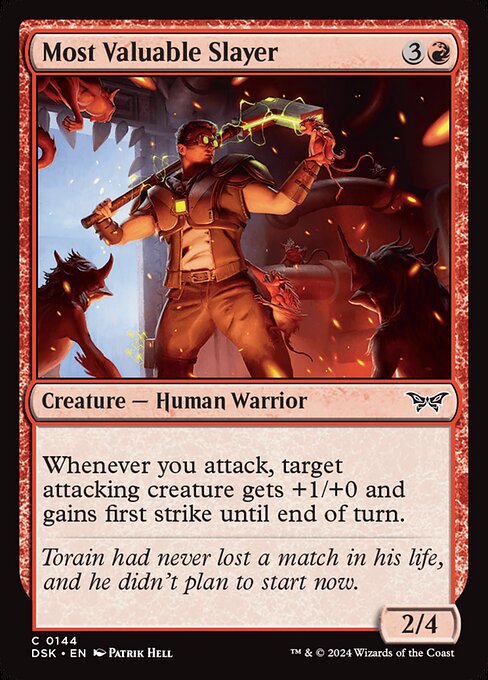 MTG Most Valuable Slayer DSK 144 Regular Nonfoil