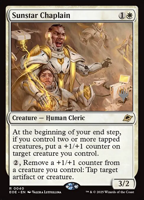 MTG Sunstar Chaplain PEOE 040p Promo Pack Nonfoil