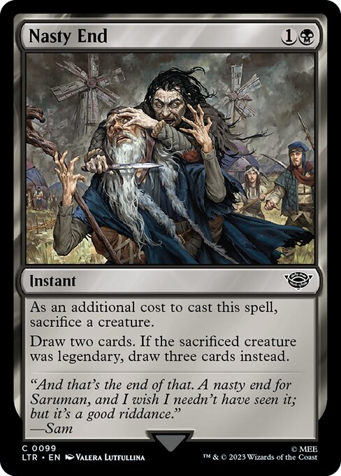 MTG Nasty End LTR 099 Regular Foil