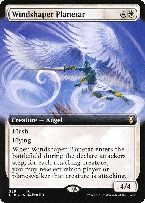 MTG Windshaper Planetar CLB 559 Extended Art Foil
