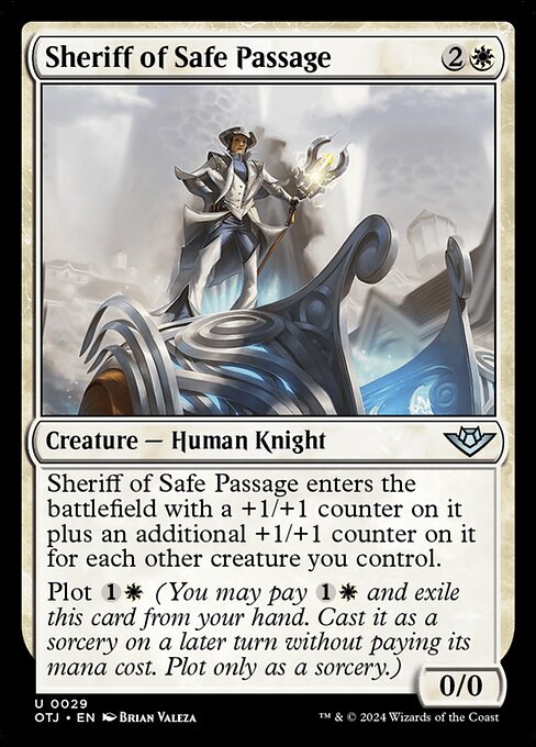 MTG Sheriff of Safe Passage OTJ 029 Regular Foil