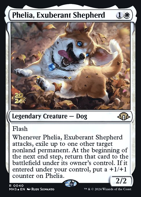 MTG Phelia, Exuberant Shepherd PMH3 040s Prerelease Foil