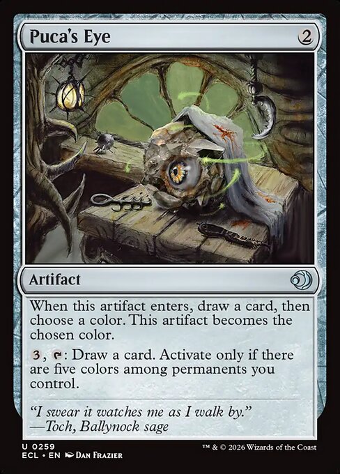 MTG Puca's Eye ECL 259 Regular Foil