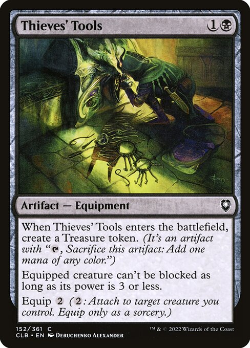 MTG Thieves' Tools CLB 152 Regular Nonfoil