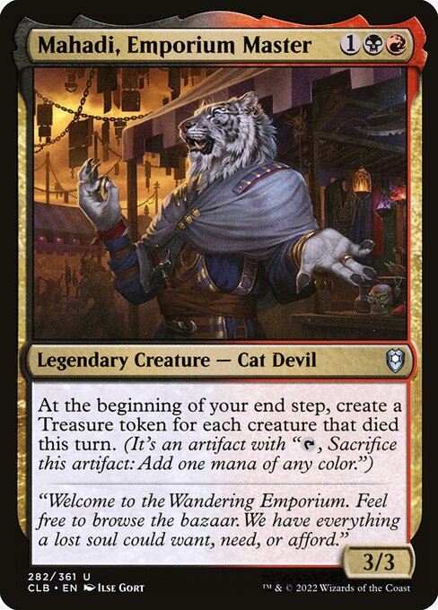MTG Mahadi, Emporium Master CLB 282 Regular Nonfoil