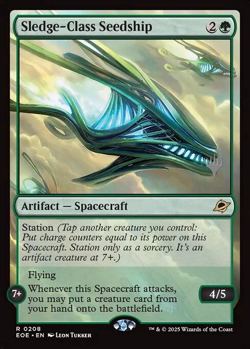 MTG Sledge-Class Seedship PEOE 208p Promo Pack Foil