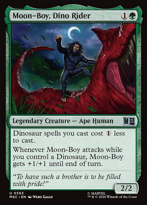 MTG Moon-Boy, Dino Rider MSC 563 Regular Nonfoil