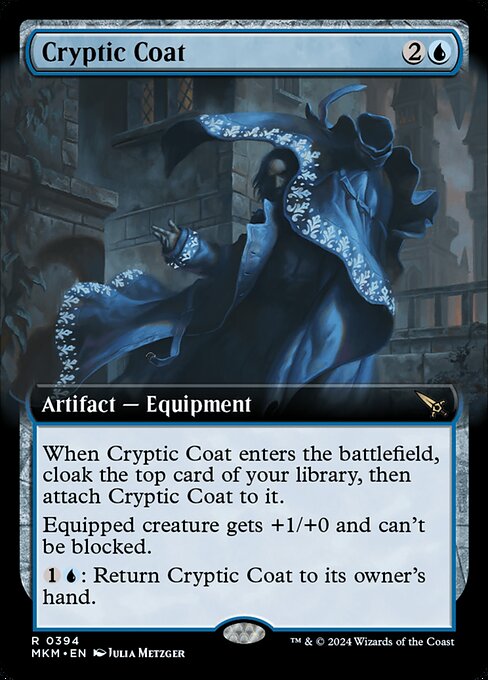 MTG Cryptic Coat MKM 394 Extended Art Nonfoil