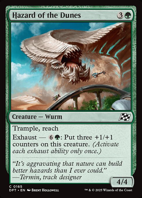 MTG Hazard of the Dunes DFT 165 Regular Nonfoil