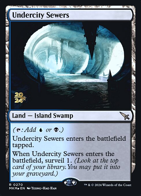 MTG Undercity Sewers PMKM 270s Prerelease Foil