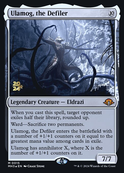 MTG Ulamog, the Defiler PMH3 015s Prerelease Foil