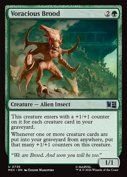 MTG Voracious Brood MSC 735 Regular Nonfoil