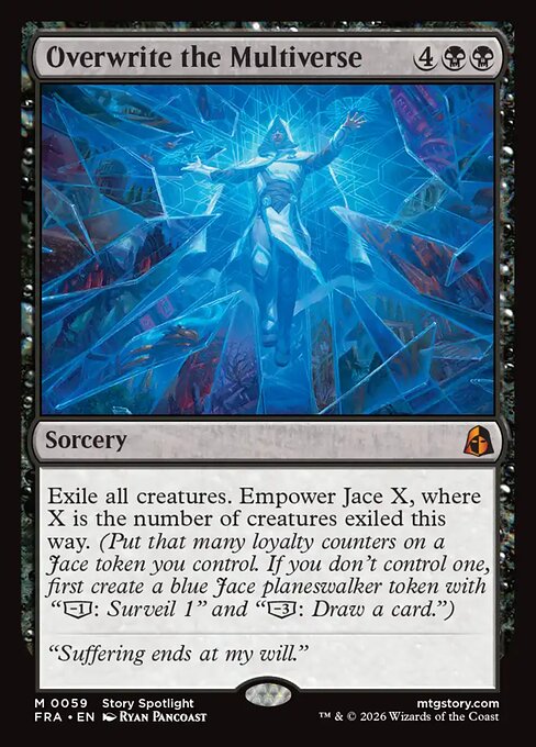 MTG Overwrite the Multiverse FRA 059 Standard Foil front