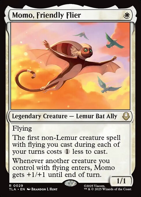MTG Momo, Friendly Flier TLA 029 Regular Nonfoil