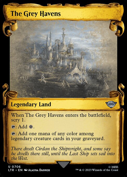 MTG The Grey Havens LTR 706 Showcase Scrolls of Middle-earth Nonfoil