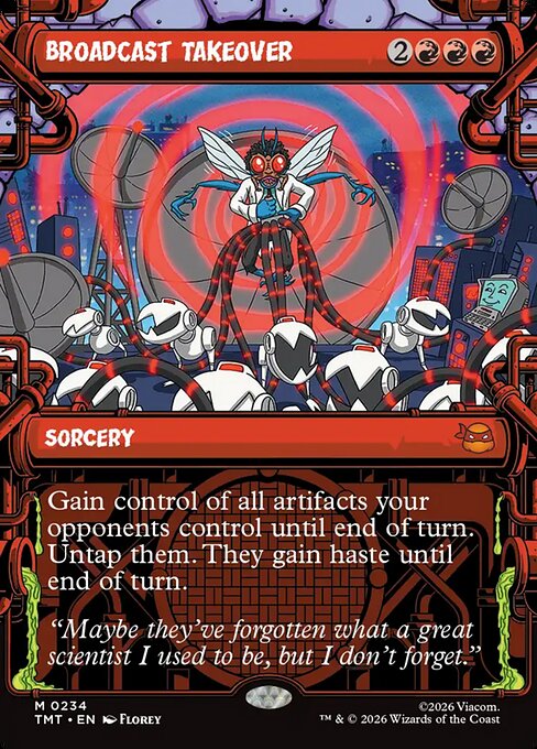 MTG Broadcast Takeover TMT 234 Sewer Frame Foil