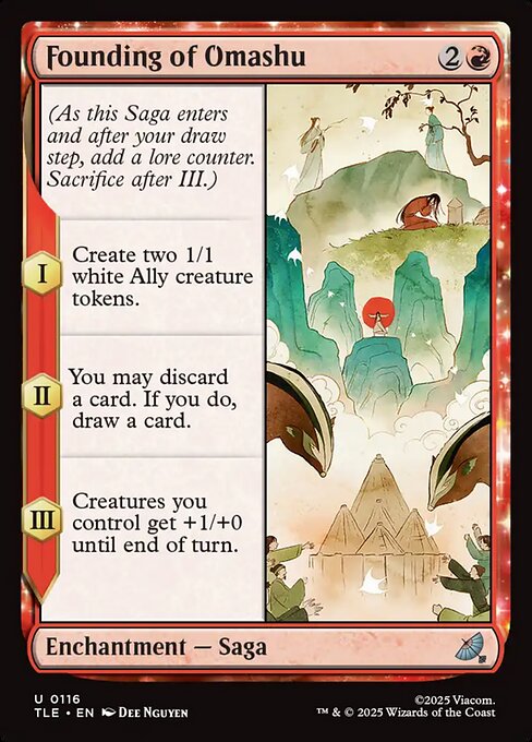 MTG Founding of Omashu [TLE 116] Foil