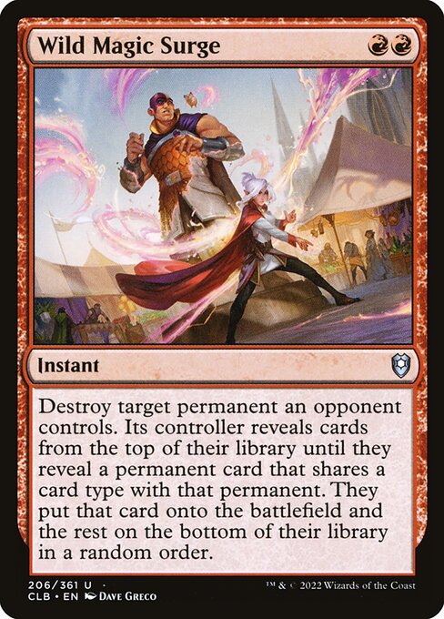 MTG Wild Magic Surge CLB 206 Regular Nonfoil