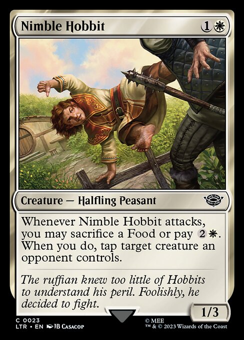 MTG Nimble Hobbit LTR 023 Regular Foil