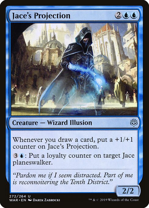 MTG Jace's Projection WAR 272 Planeswalker Deck Nonfoil front