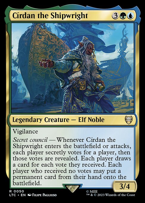 MTG Círdan the Shipwright LTC 050 Regular Nonfoil