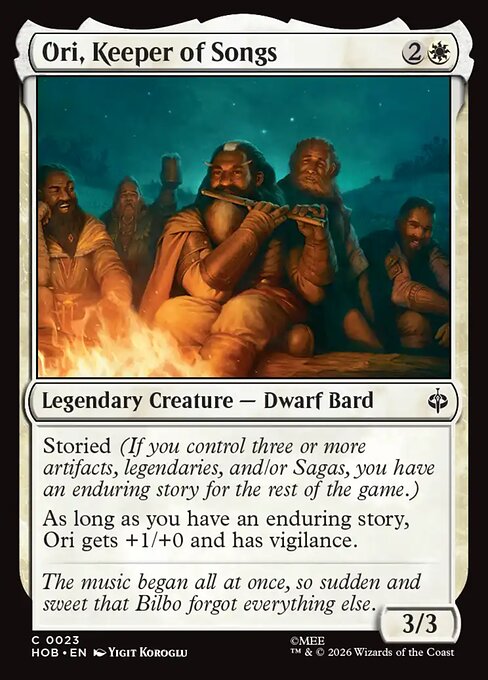 MTG Ori, Keeper of Songs HOB 023 Regular Foil