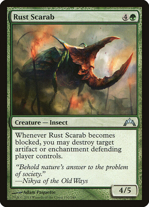 MTG Rust Scarab GTC 130 Regular Foil