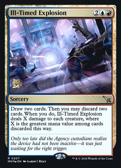 MTG Ill-Timed Explosion PMKM 207s Prerelease Foil
