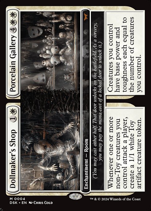 MTG Dollmaker's Shop // Porcelain Gallery DSK 004 Regular Foil
