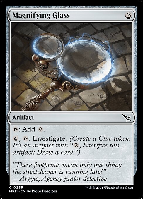 MTG Magnifying Glass MKM 255 Regular Foil