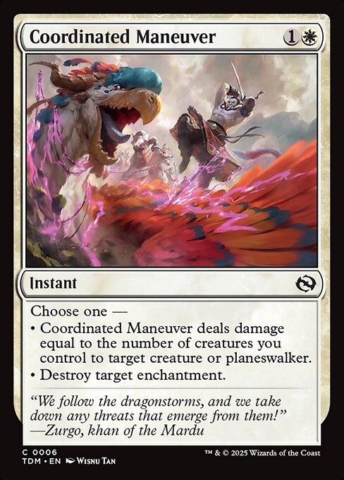 MTG Coordinated Maneuver TDM 006 Regular Nonfoil