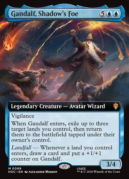 MTG Gandalf, Shadow's Foe HOC 099 Regular Nonfoil