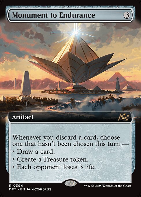MTG Monument to Endurance DFT 394 Extended Art Foil