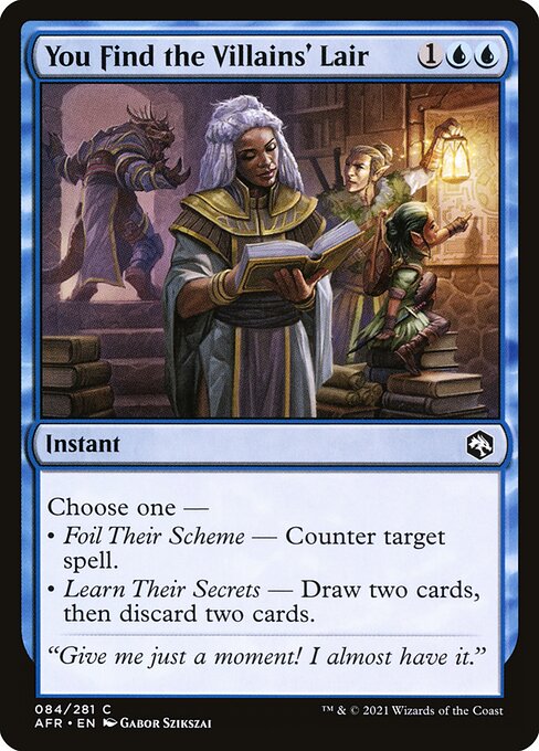 MTG You Find the Villains' Lair AFR 084 Regular Nonfoil
