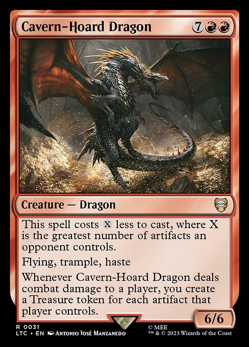 MTG Cavern-Hoard Dragon LTC 031 Regular Nonfoil