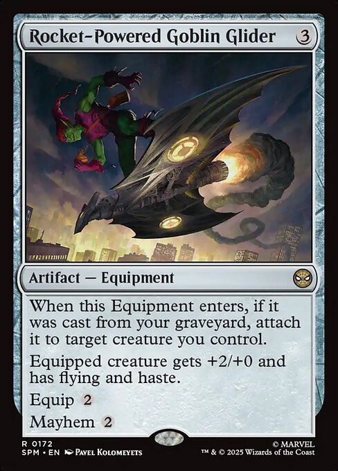 MTG Rocket-Powered Goblin Glider SPM 172 Regular Foil