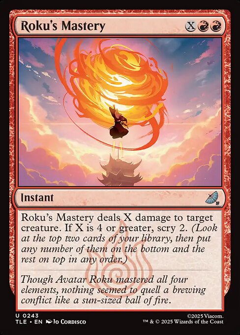 MTG Roku's Mastery [TLE 243] Foil
