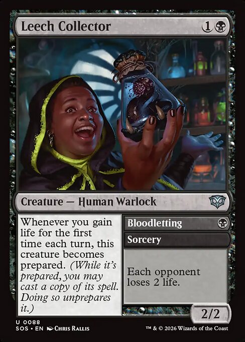 MTG Leech Collector // Bloodletting SOS 088 Regular Nonfoil