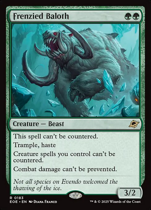 MTG Frenzied Baloth EOE 183 Regular Nonfoil