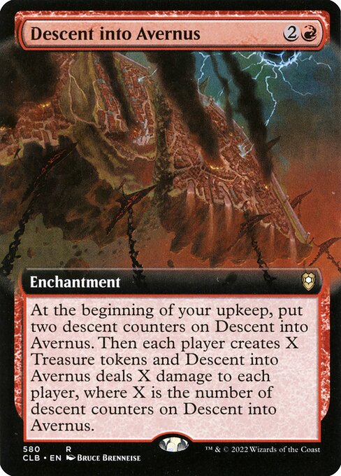 MTG Descent into Avernus CLB 580 Extended Art Nonfoil