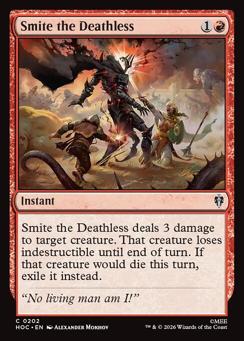 MTG Smite the Deathless HOC 202 Regular Foil