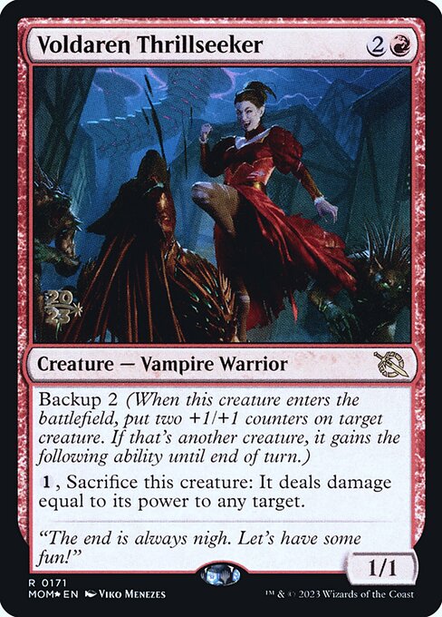 MTG Voldaren Thrillseeker PMOM 171s Prerelease Foil