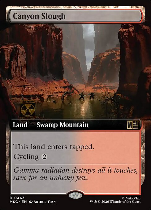 MTG Canyon Slough MSC 463 Extended Art Nonfoil