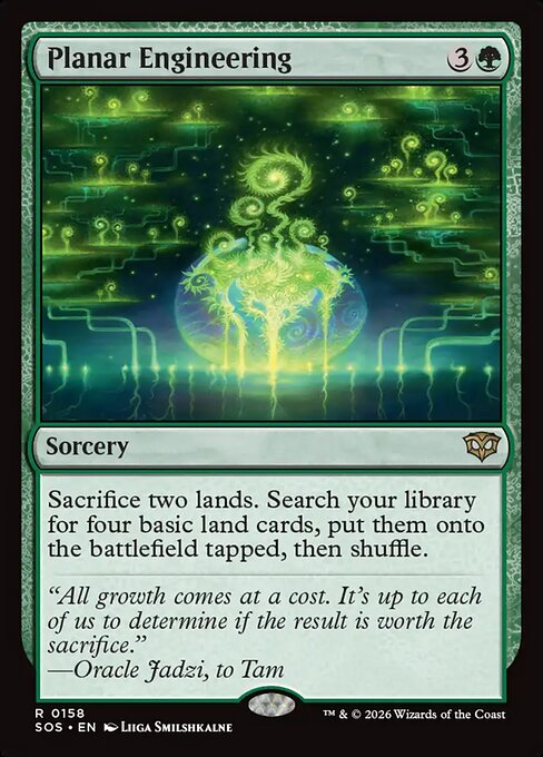 MTG Planar Engineering SOS 158 Regular Nonfoil