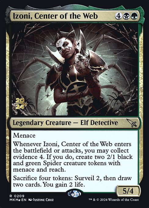 MTG Izoni, Center of the Web PMKM 209s Prerelease Foil