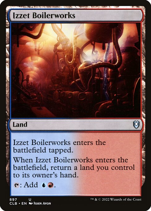 MTG Izzet Boilerworks CLB 897 Commander Deck Nonfoil